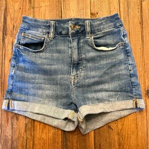 American Eagle Outfitters Light Blue Jean Shorts